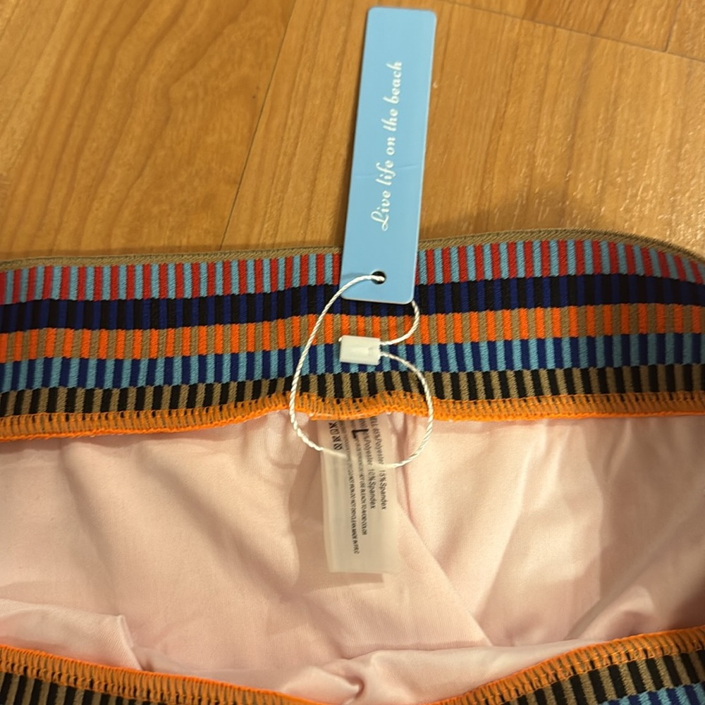 Brand New Popvil Vibrant Orange Bikini Set. Size large. High waisted. - Picture 8 of 11